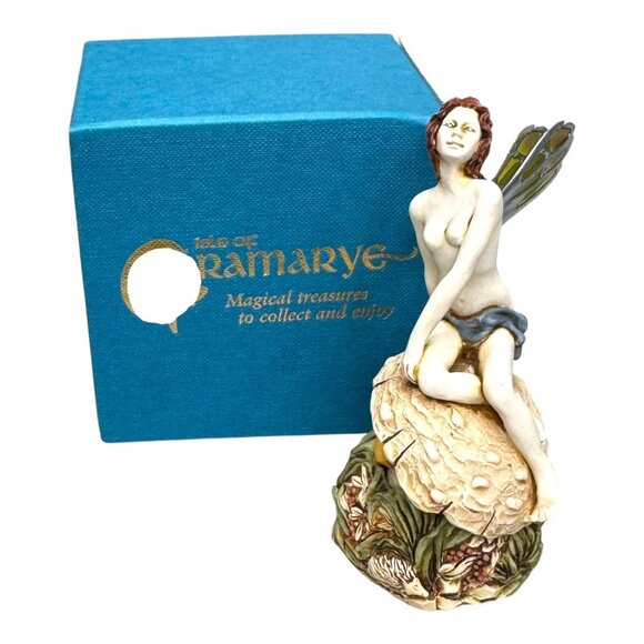 Isle Of Gramarye Jacinthine Faerie Figurine Trinket Jewelry Box Harmony Kingdom - Picture 2 of 13